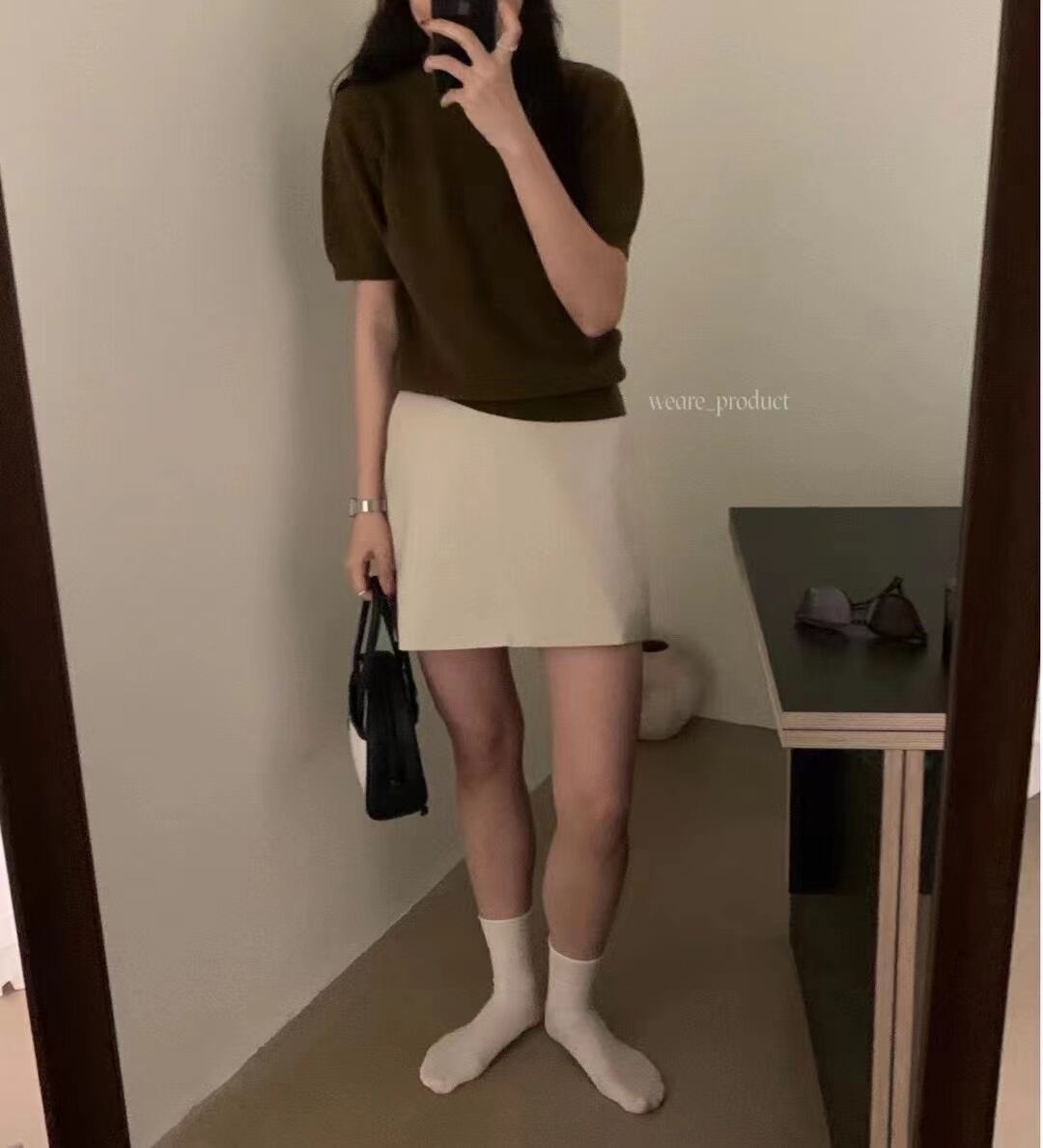 5部袖ニット　AJ2085-124