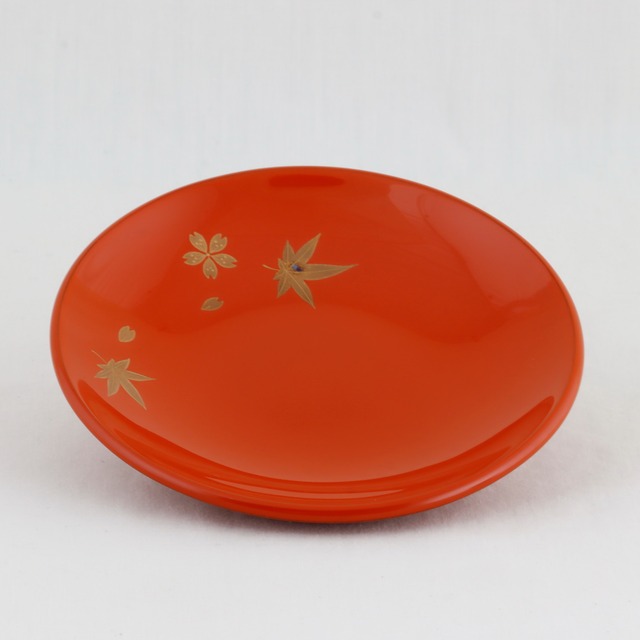 1138-1 輪島塗　珈琲カップ／春秋蒔絵