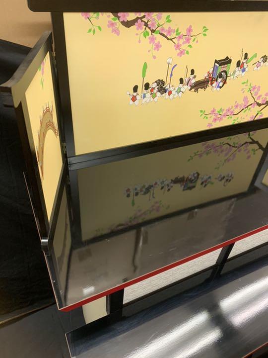 飾り台と屏風セット 7段飾り 木製御飾350×7 | 株式会社 山本人形