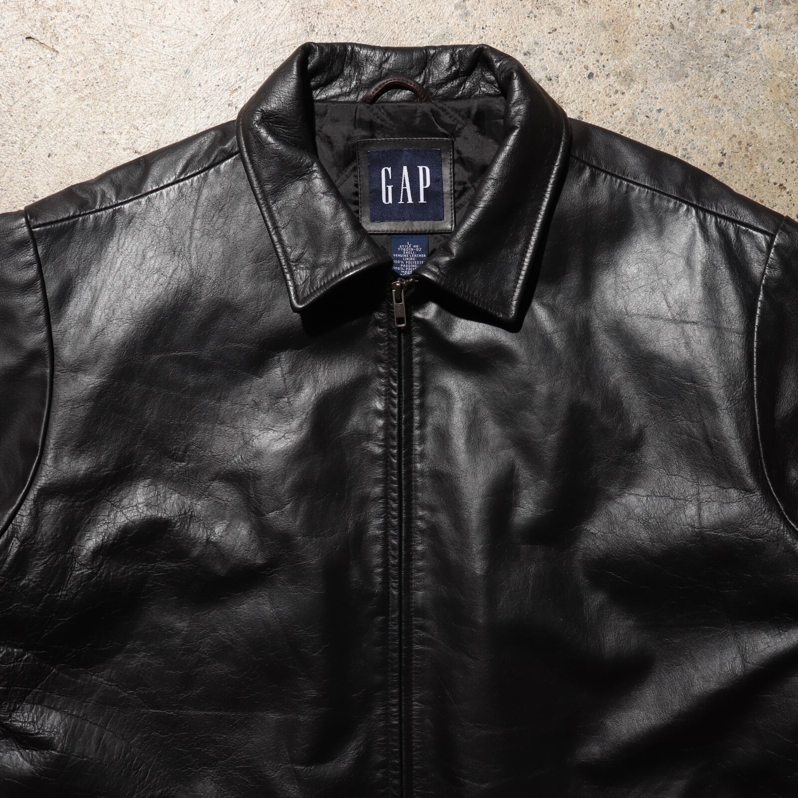 極美品 L ダークブラウン OLD GAP レザージャケット オールド 極美品 L ダークブラウン OLD GAP レザージャケット オールド