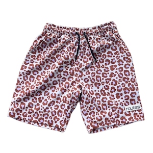 leopard shorts  / pink
