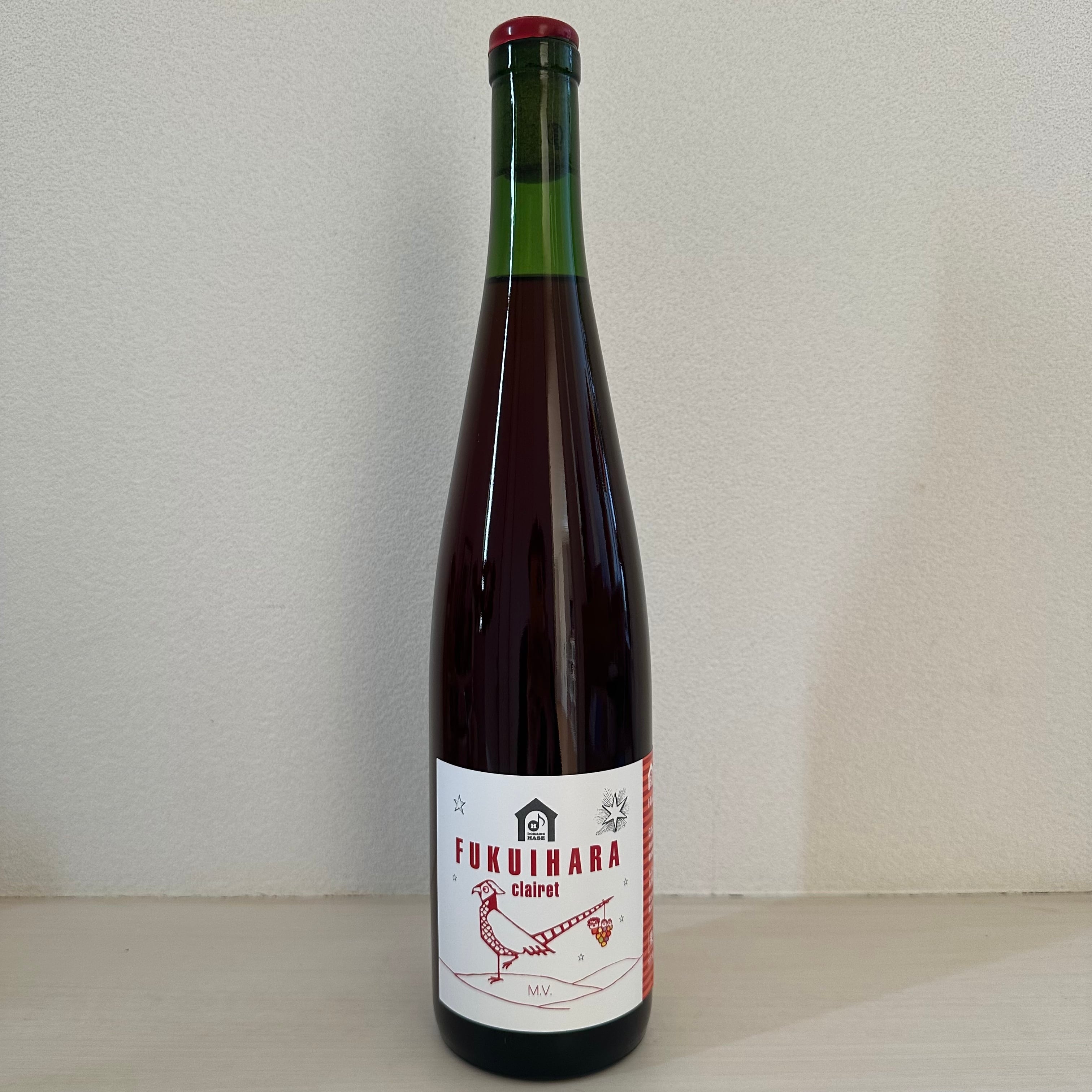 FUKUIHARA clairet M.V.（フクイハラ クレレ M.V.）　ドメーヌ長谷