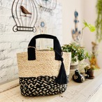 ピープルツリー　ジュートバッグ　ブラック