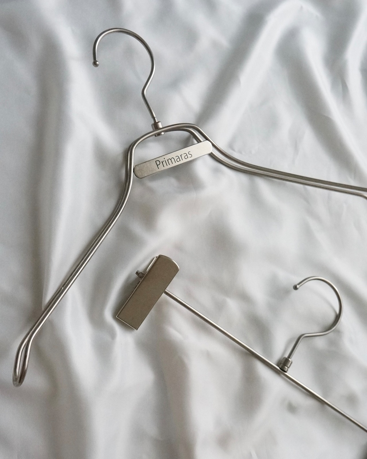 Primates original nickel hanger 3set／マットホワイトニッケル