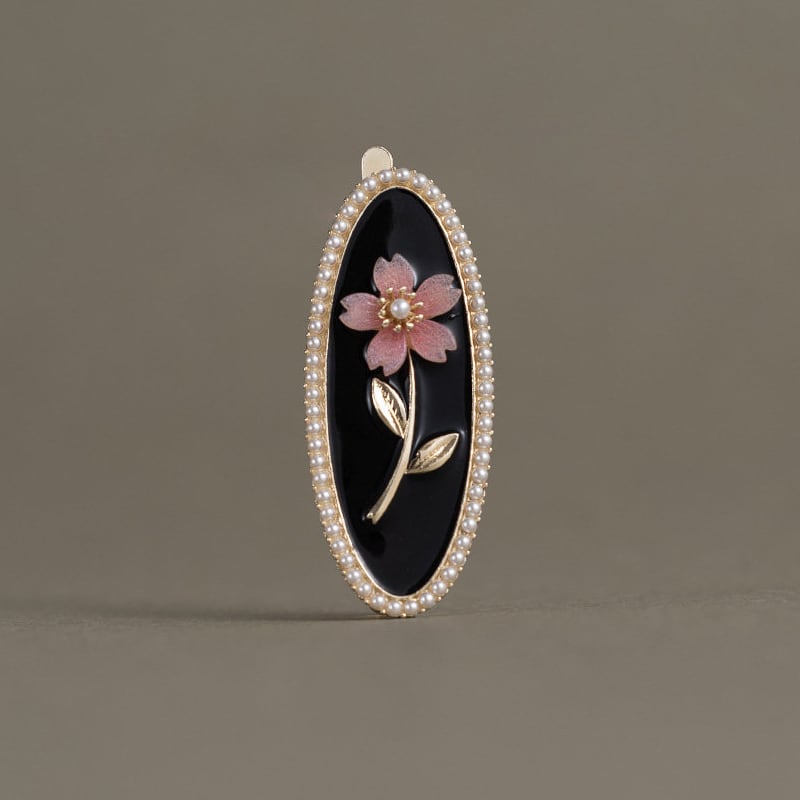 フラワーモチーフヘアクリップ M2092