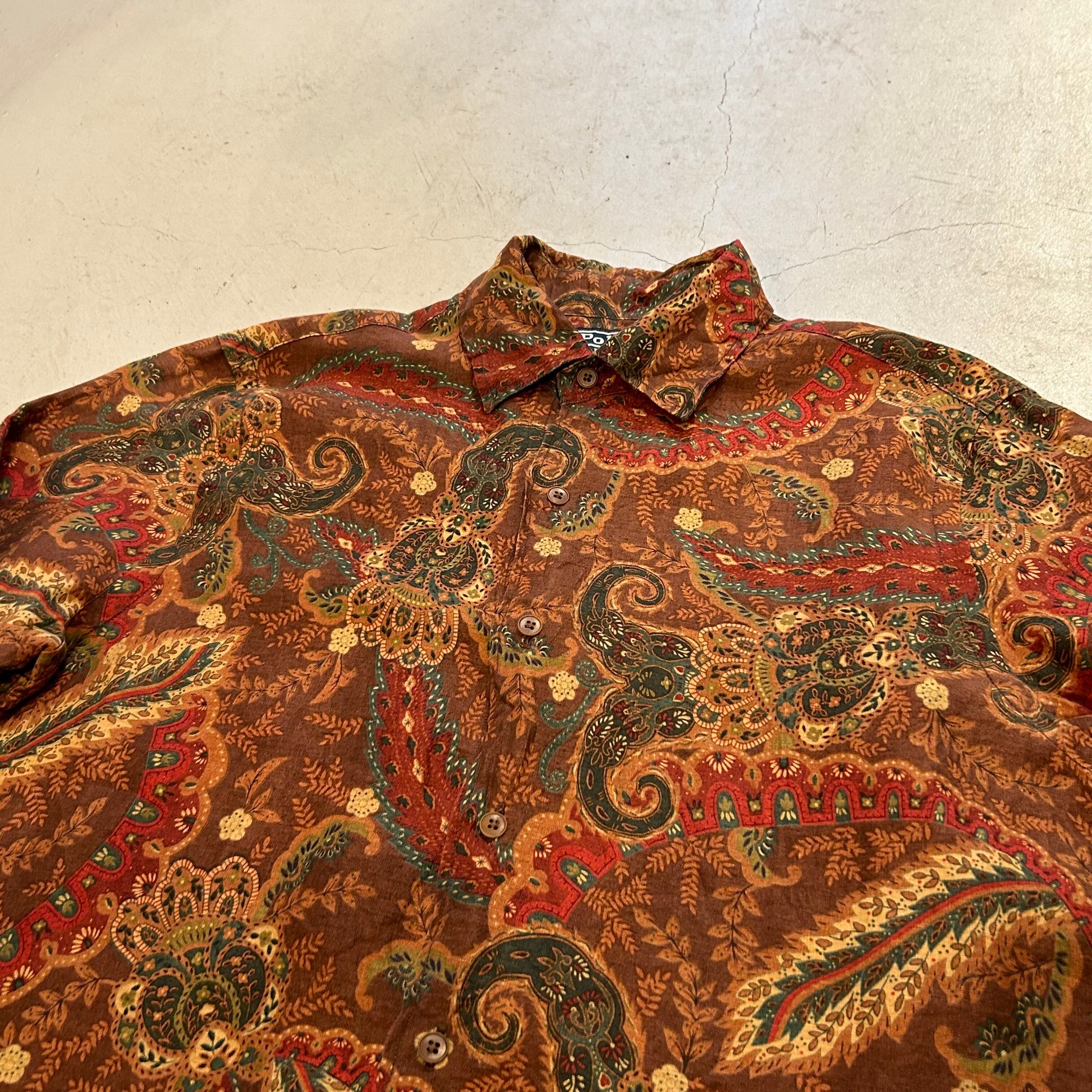 90s POLO Ralph Lauren paisley button shirt【高円寺店】 | What'z up