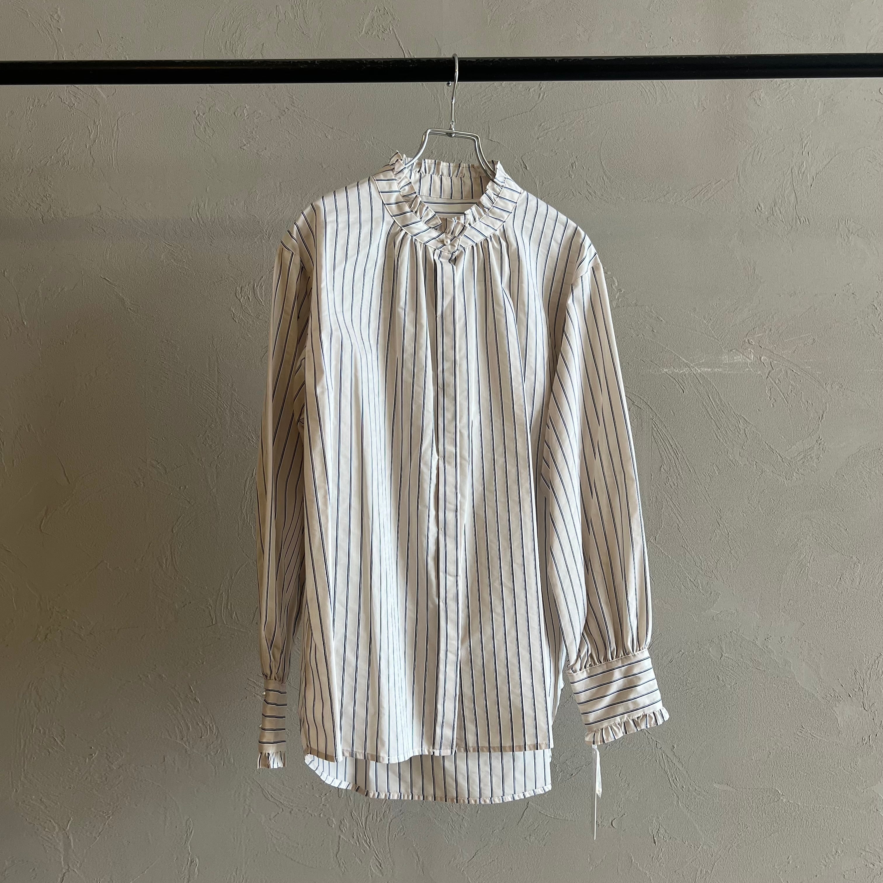 yu_ka様専用ページ:フリルパールブラウス ホワイト