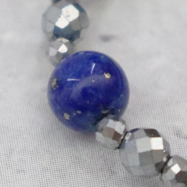 O様専用：【Starry Sky Fragment】ラピスラズリ×マルチカラーヘマタイト リング