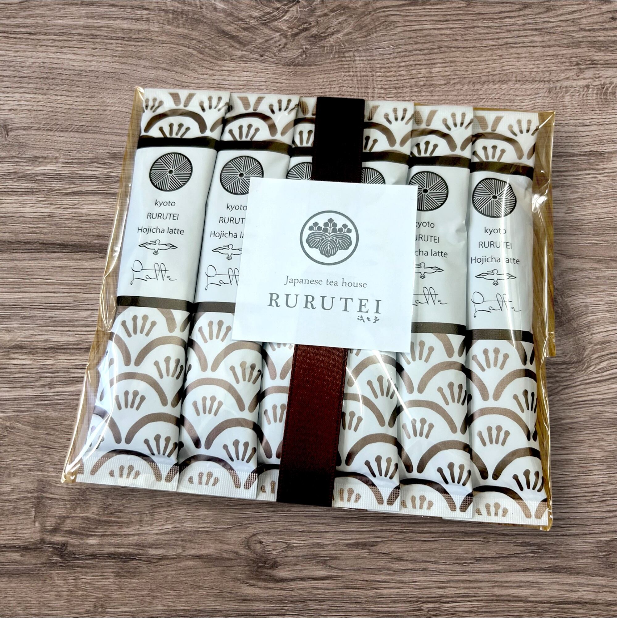 京都流々亭ほうじ茶ラテ │ 6本Kyoto RURUTEI Instant Houjicha Latte – 6 Sticks