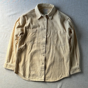 90s Wide Wale Corduroy Shirt Unisex L