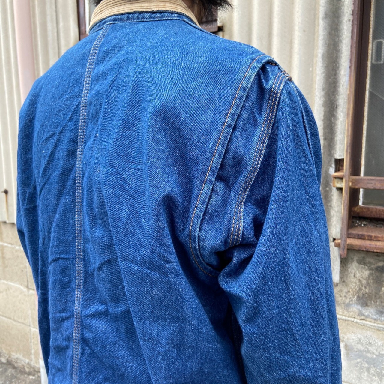 POLO JEANS COMPANY ポロジーンズ コーデュロイ襟 デニムジャケット 