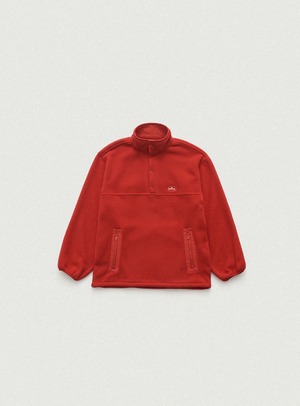 [The Barnnet] Red Lappy Fleece Half-Snap Pullover 正規品 韓国ブランド 韓国通販 韓国代行 韓国ファッション 日本 店舗 ザ バーネット
