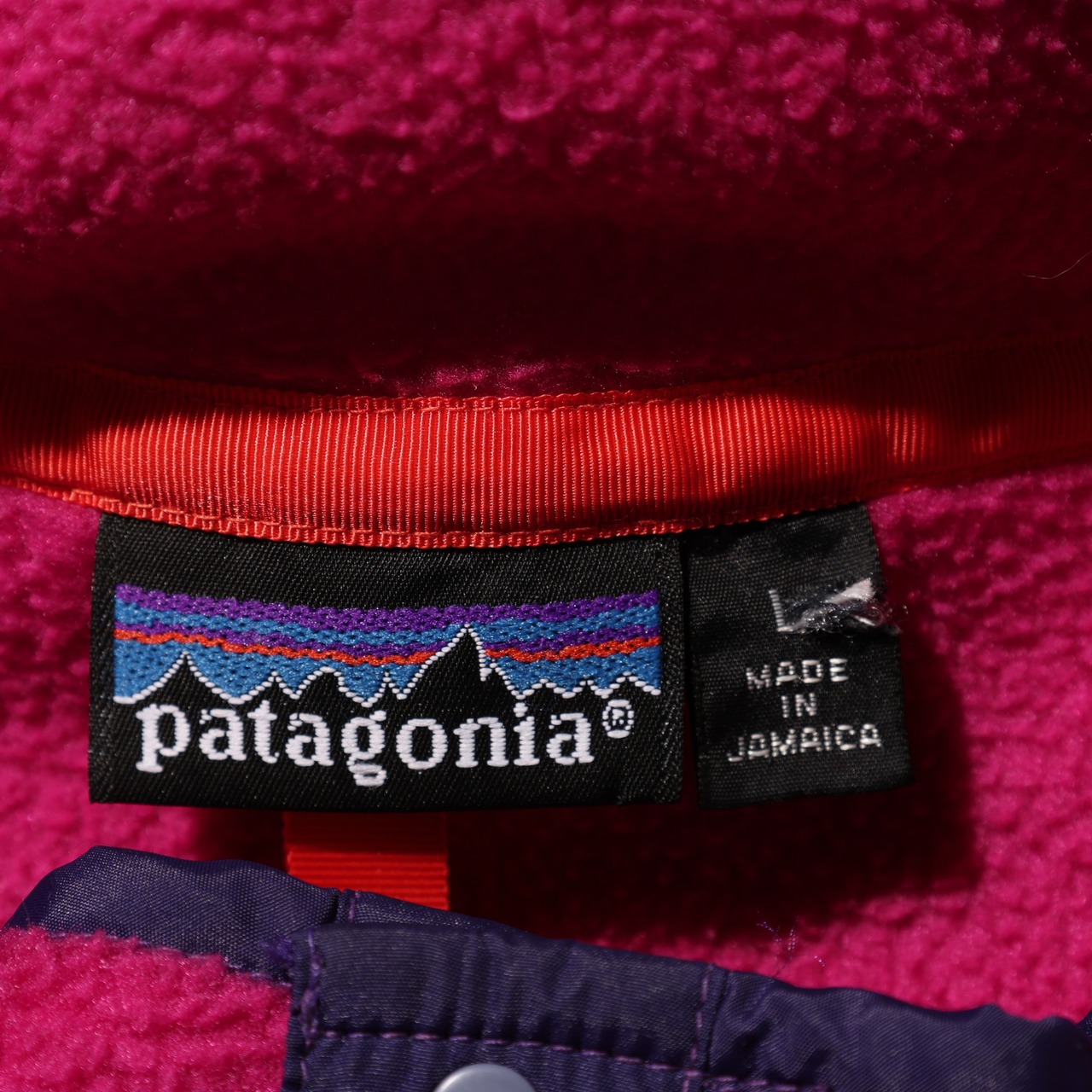 極美品 L 91年 前立てナイロン USA 旧肉厚個体 Synchilla Snap-T Patagonia シンチラ スナップT パタゴニア
