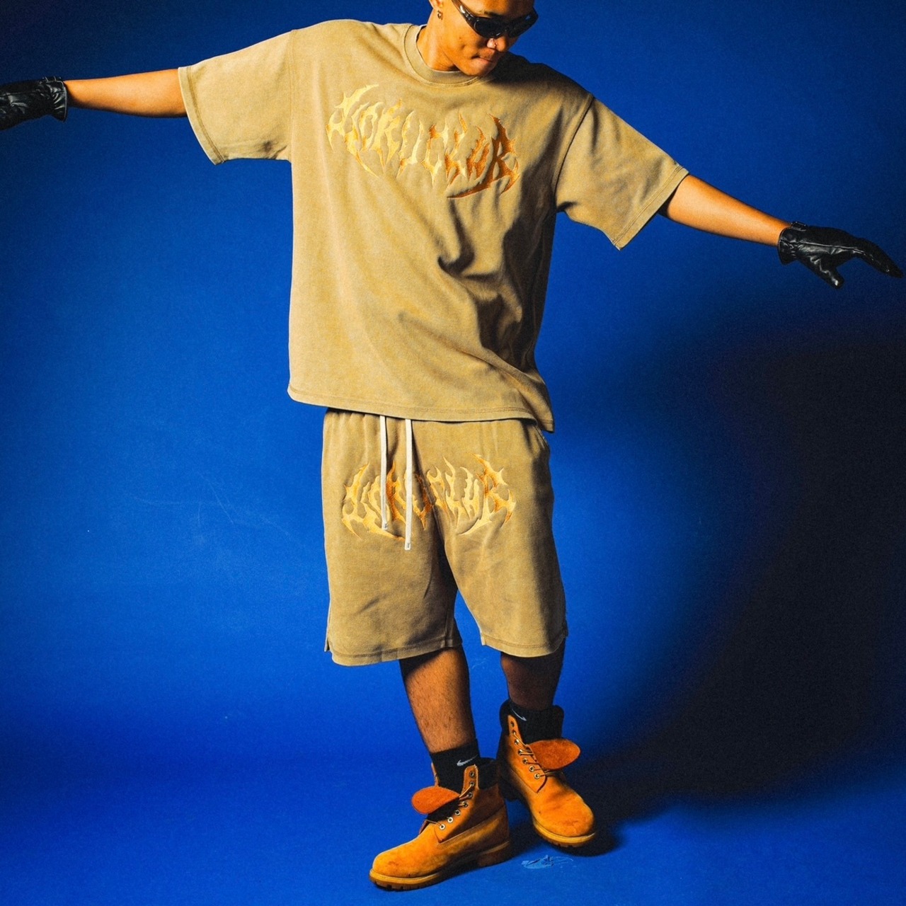 SPARKED LOGO PIGMENT SHORTS