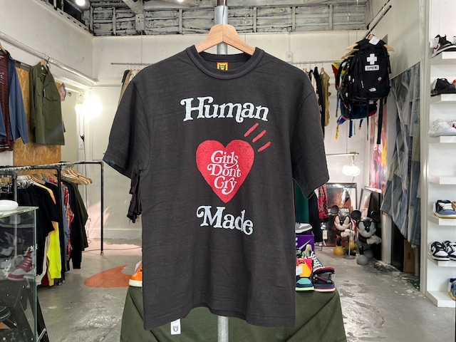 HUMAN MADE × Girls Don’t Cry TEE ♯1725 ONLINE LIMITED BLACK LARGE 08813