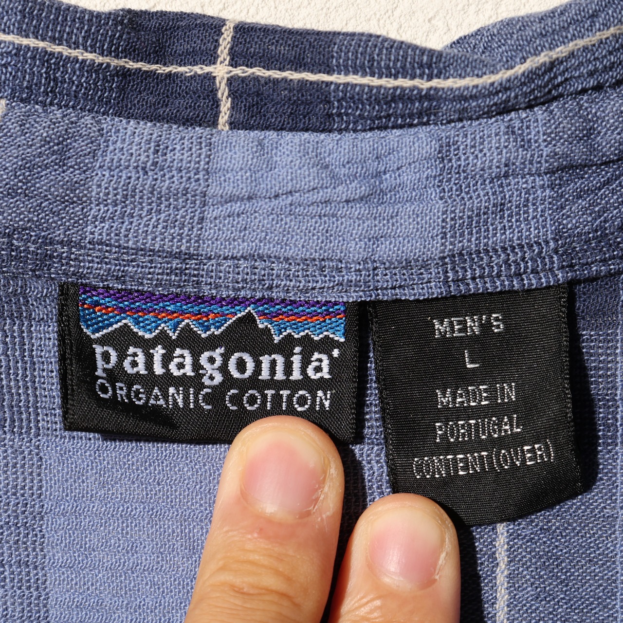 極美品 L Portugal 01年 A/C Yarn Dye Shirt Patagonia ACシャツ ヤーンダイ パタゴニア