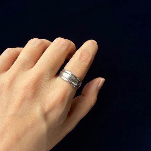 Vintage Simple Band Silver Ring