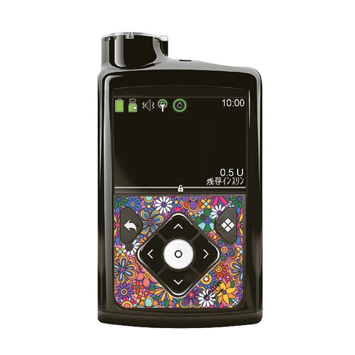 Insulin pump dress up seal “CheerUp!"マットタイプ