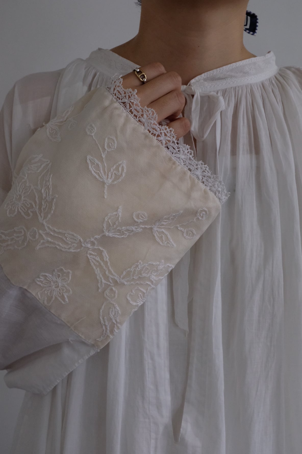 フランス　アンティーク　チャーチドレス　レース フランス アンティーク チャーチドレス レース antique]1900s French