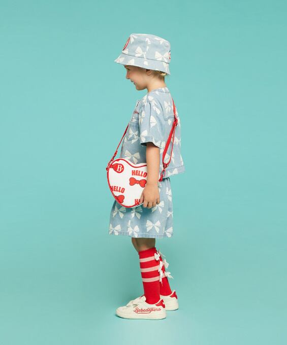 hybyebebe ハイバイベベ 韓国子供服 即納] Roti dress / Hibyebebe （gray M, L, XL _ si