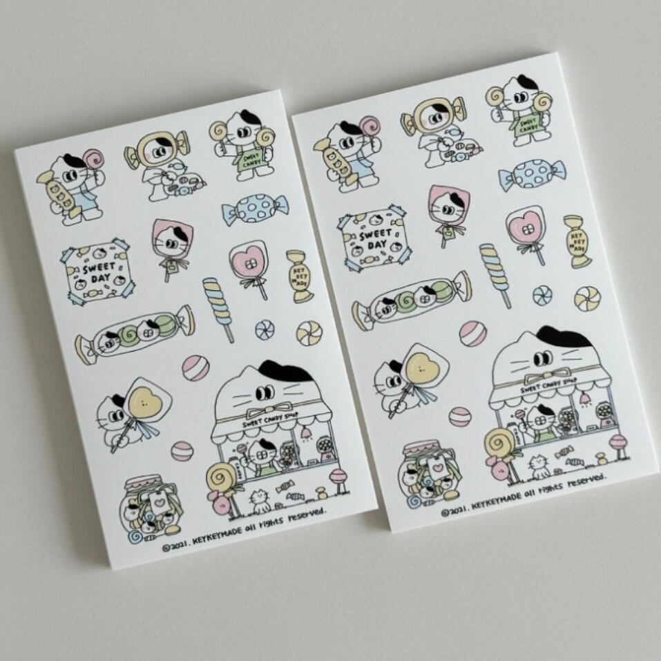 ★予約 KEYKEYMADE 〔sticker -キャンディ-〕