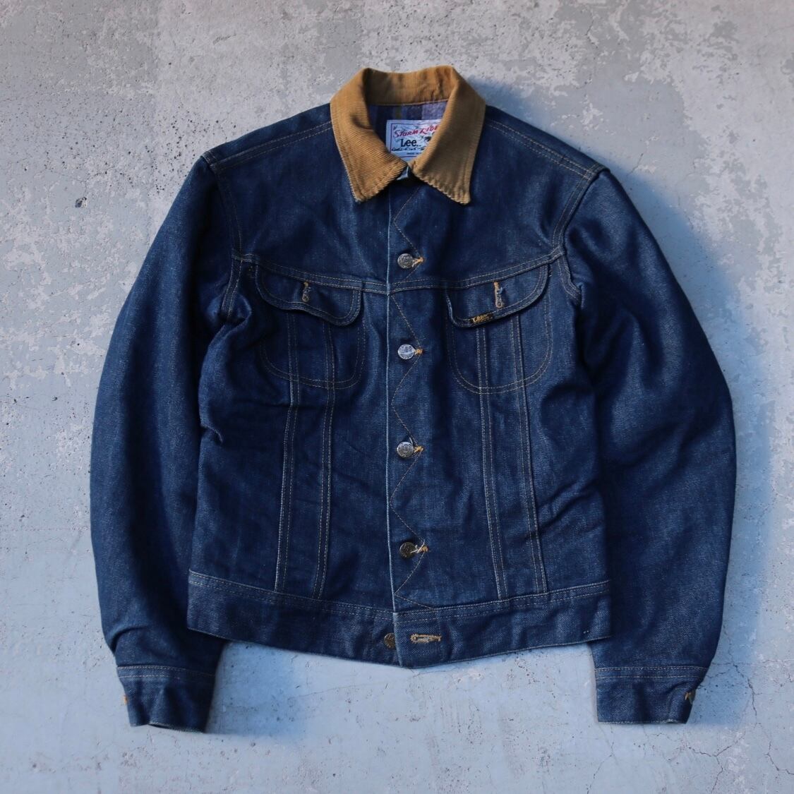 H*u様 70s 後期Lee ストームライダー ボア付き デニムジャケット US 70s VINTAGE USA製 LEE STORM RIDER BOA DENIM JACKET リー ストーム