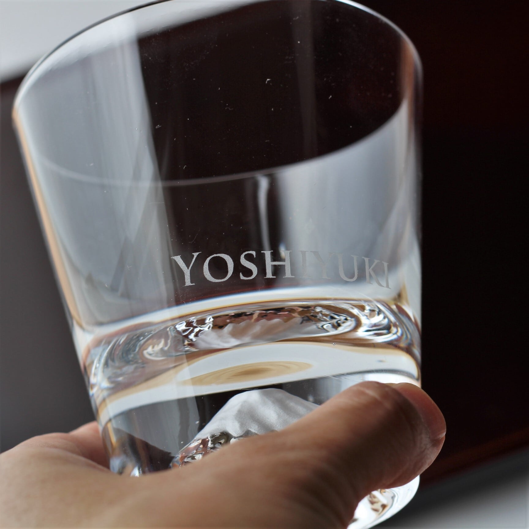 【江戸硝子】富士山グラス ×名入れ・ロゴ入れ オールド ロックグラス ビールグラス(正規品)
