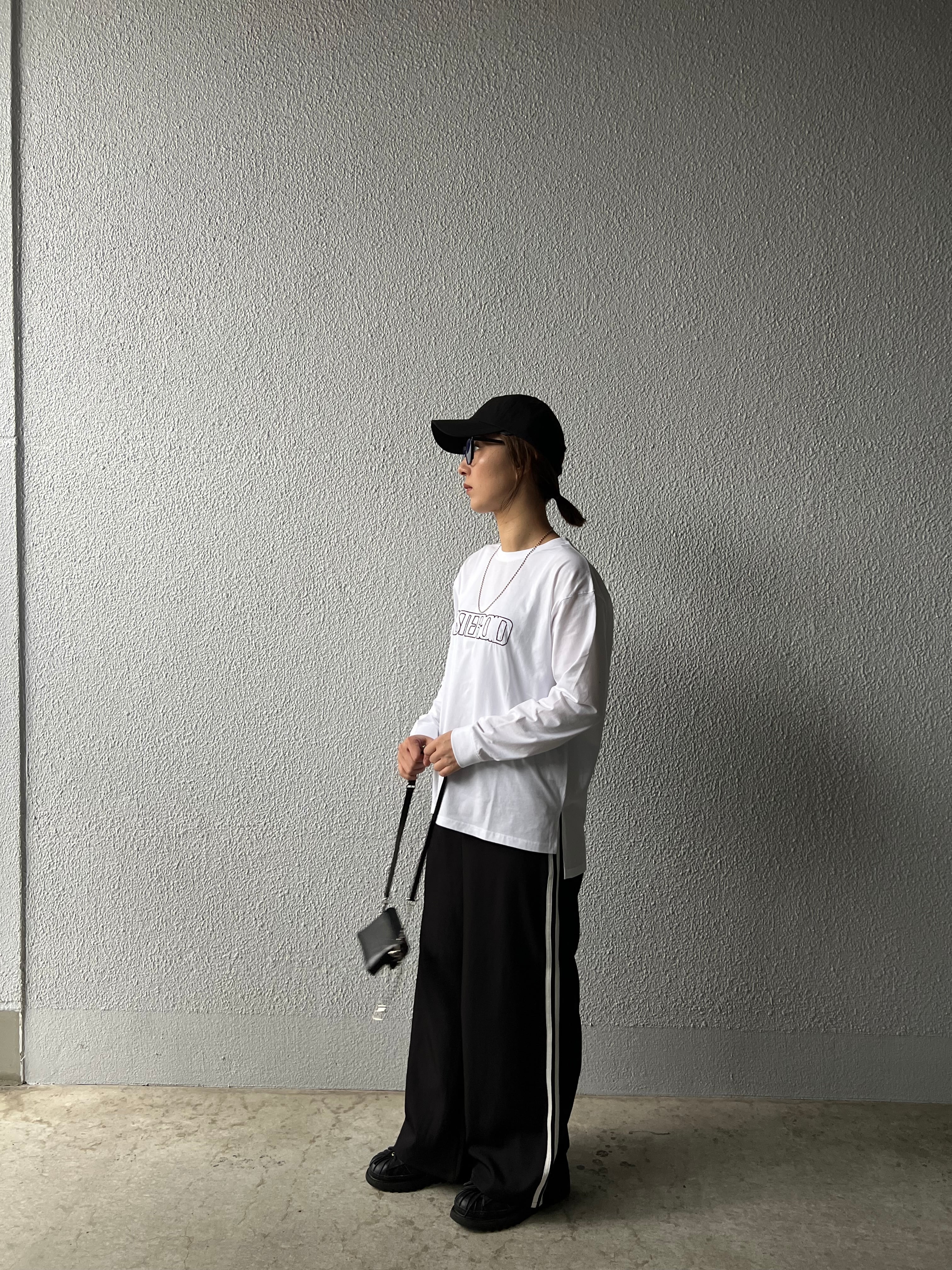 【SELECT】ロゴチェーン刺繍ロンT