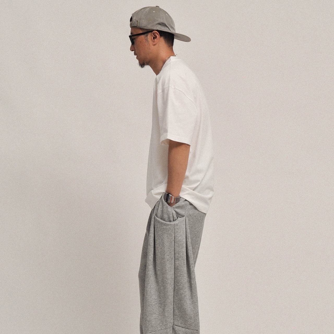 ミニマルパネル・オーバーサイズTEE A2166 - 3