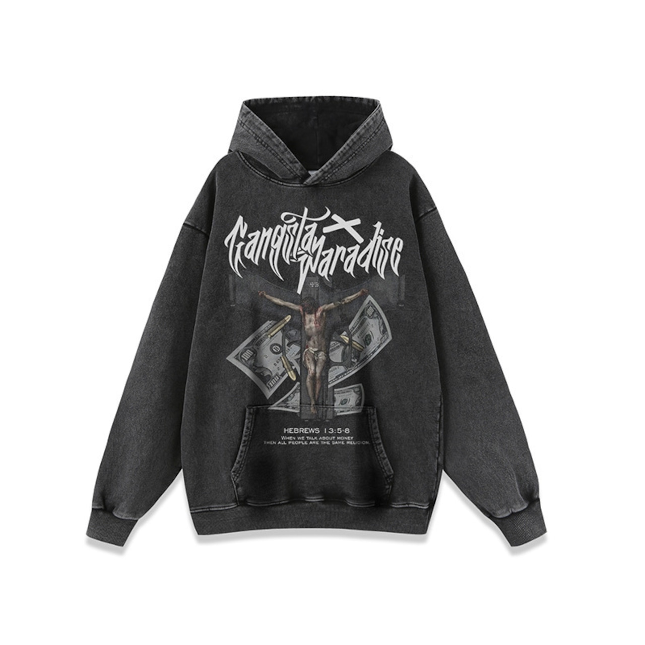 VINTAGE ストリート イエスの十字架 パーカー/スウェット T1115