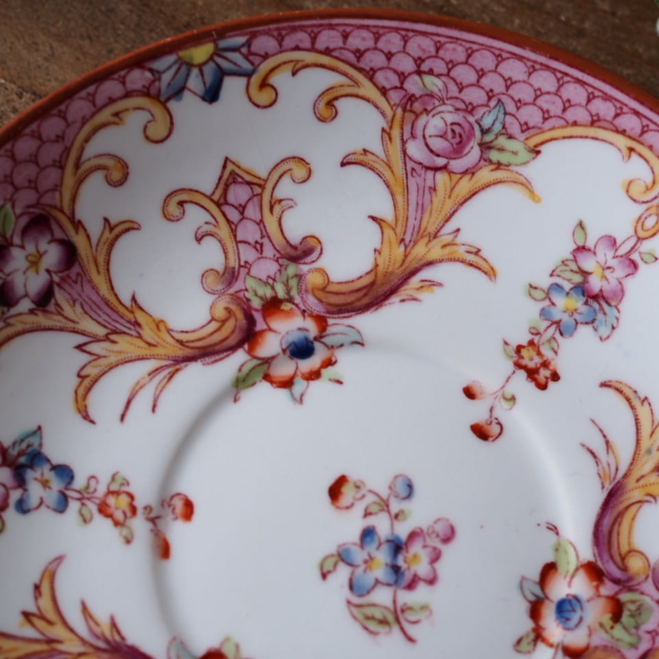 フランスアンティーク サルグミンヌ ミントン ピンク148 カップ