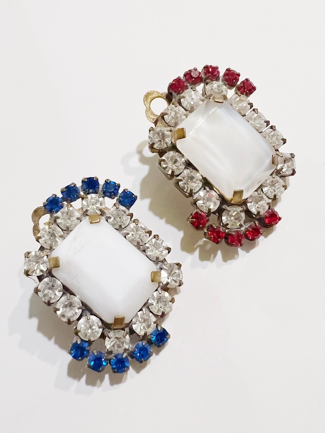 Vintage Czech glass earrings ( ヴィンテージ チェコ ガラス イヤリング )