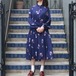 RETRO VINTAGE RETRO PATTERNED ONE PIECE/レトロ古着レトロ柄ワンピース