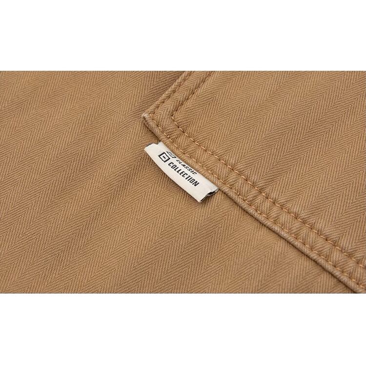 ★HERRINGBONE TWILL BASIC VELVET STRAIGHT PANTS　A0882