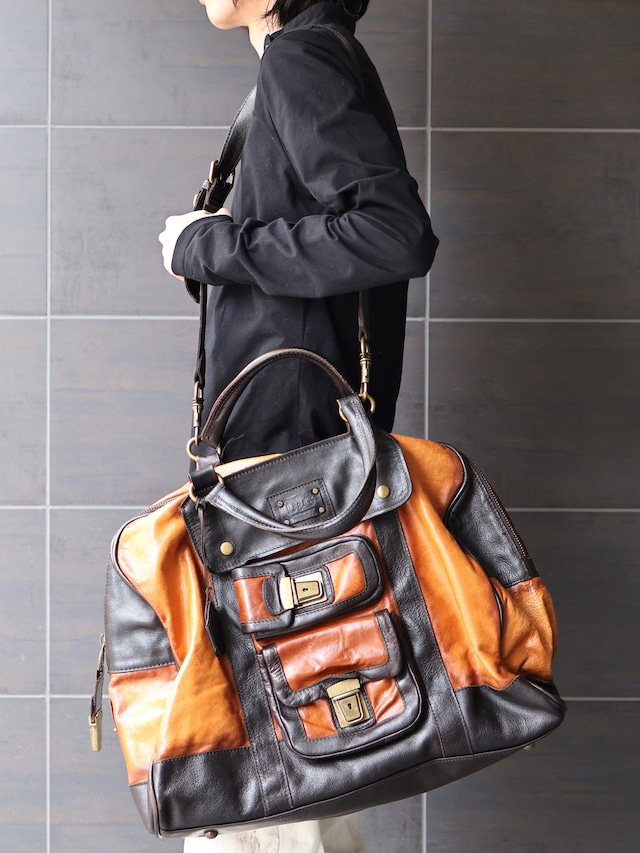 【Dolce&Gabbana】coloring 3way boston bag