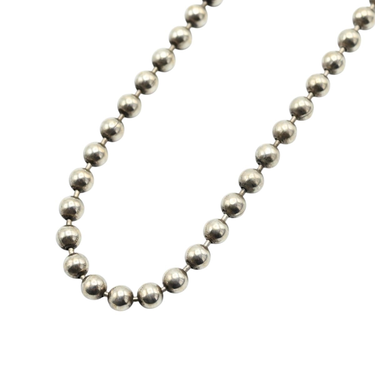 TIFFANY&Co. ティファニー ボールチェーン SV925 ロングネックレス