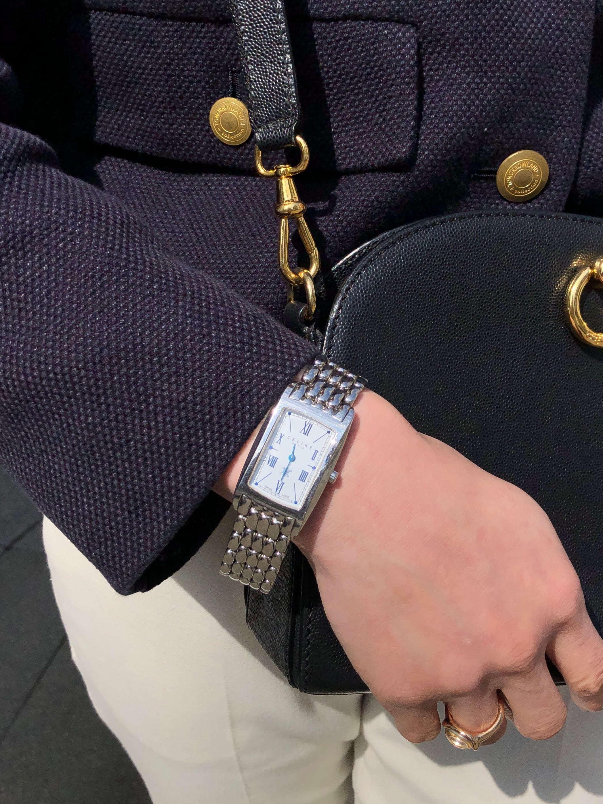 CELINE セリーヌ 腕時計 シルバー トリオンフ ステンレススチール