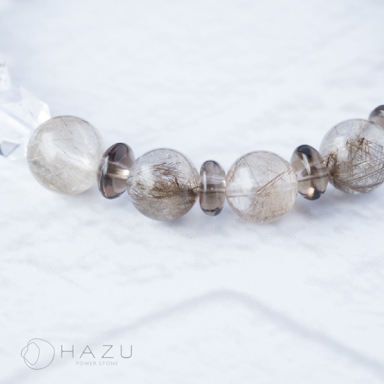 身を守り、道を開く［シルバールチルクォーツ／モリオン／水晶／スモーキークォーツ］