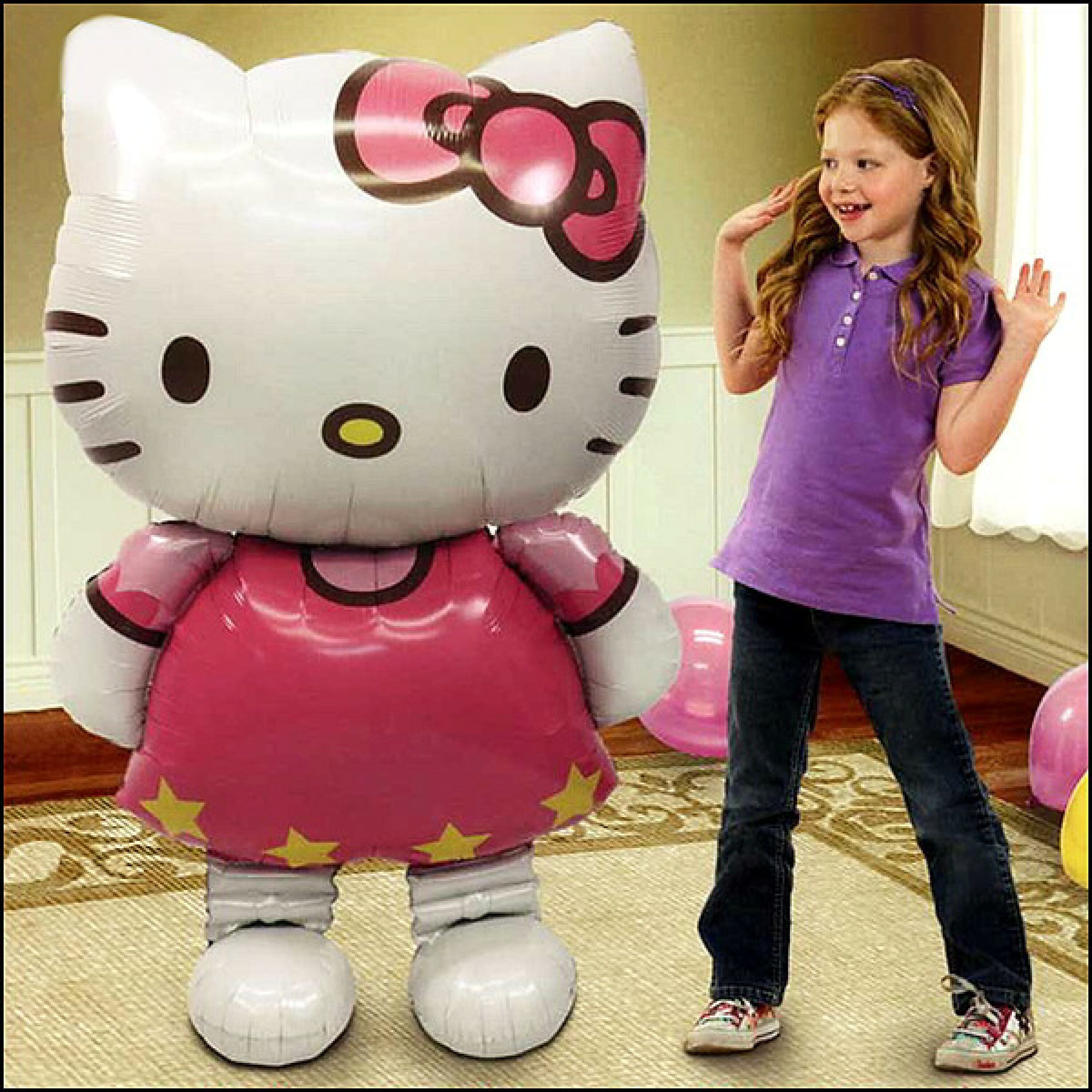 可愛い］ハローキティ ビッグバルーン キャラクター風船 エアー