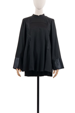 CORD EMB. TOP / BLK