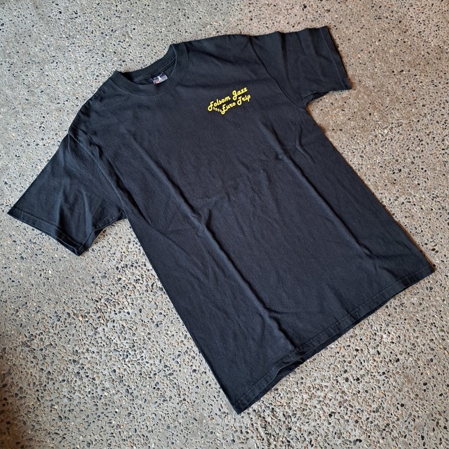 "Folsom Jazz Euro Trip" Hanes 両面プリントTシャツ used [207126]