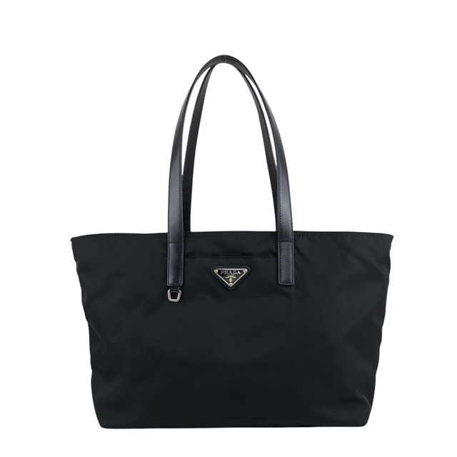PRADA プラダ トートバッグ ブラック トライアングルロゴ ナイロン vintage ヴィンテージ オールド k3r2vi