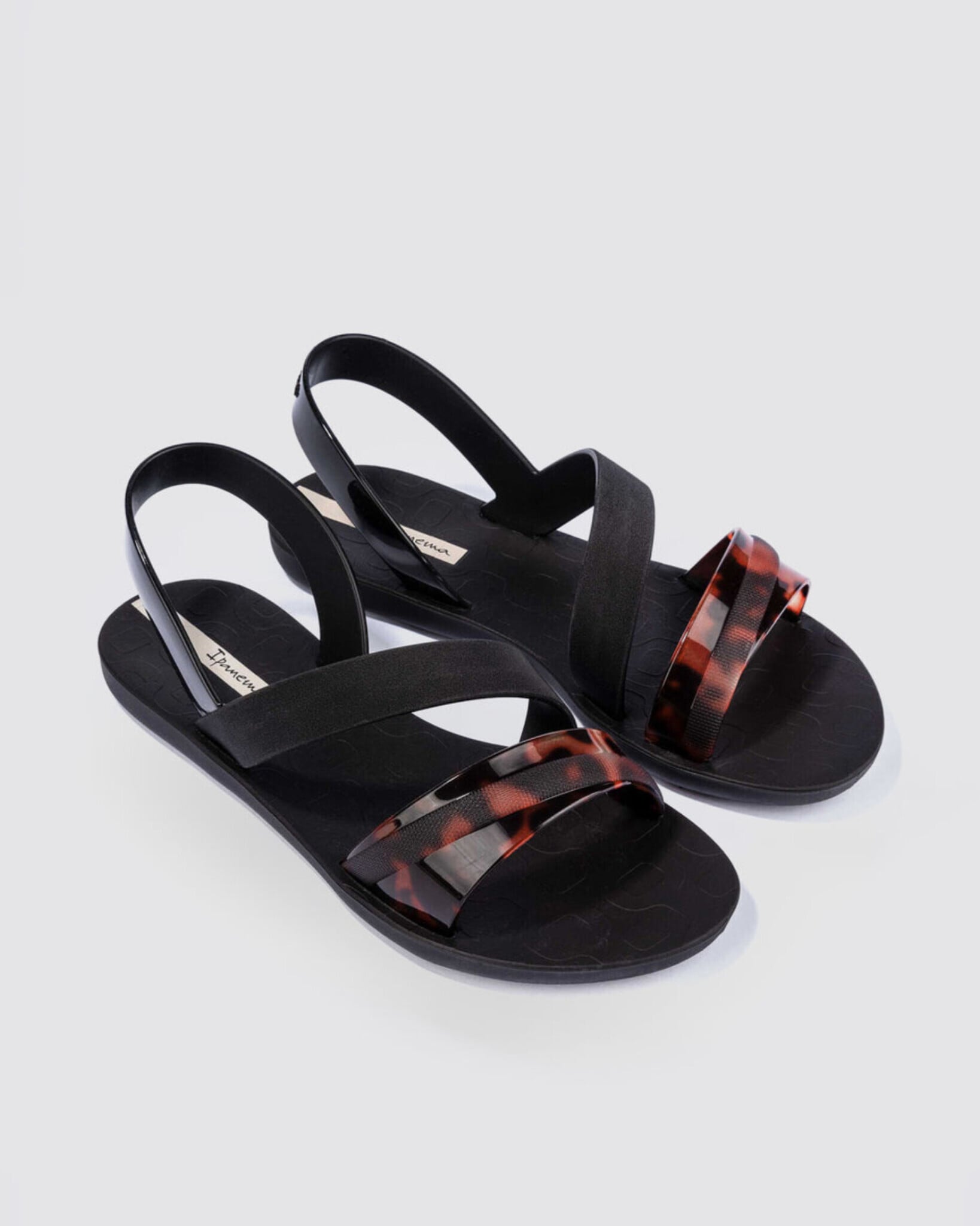 【IPANEMA】VIBRANT SANDAL / BLACK × TURTLE