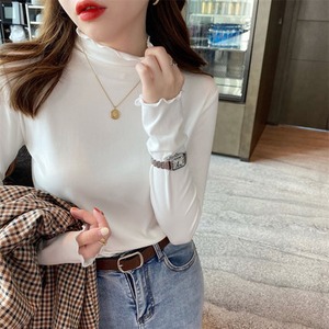 トップス デート カットソー 袖あり 長袖 スリム タイト 細身 かわいい 大人可愛い きれいめ シンプル カジュアル 大人 上品 おしゃれ お洒落 主役級 存在感 春 秋 冬 10代 20代 30代 レディース 女性用 OL 学生 デート お出かけ 公園デビュー 女子会 休日 イベント 旅行 着回し 普段使い ファッション コーデ 楽ちん モテ トレンド 流行 インスタ映え S M L XL 白 ホワイト 黒 ブラック 青 ブルー 緑 グリーン