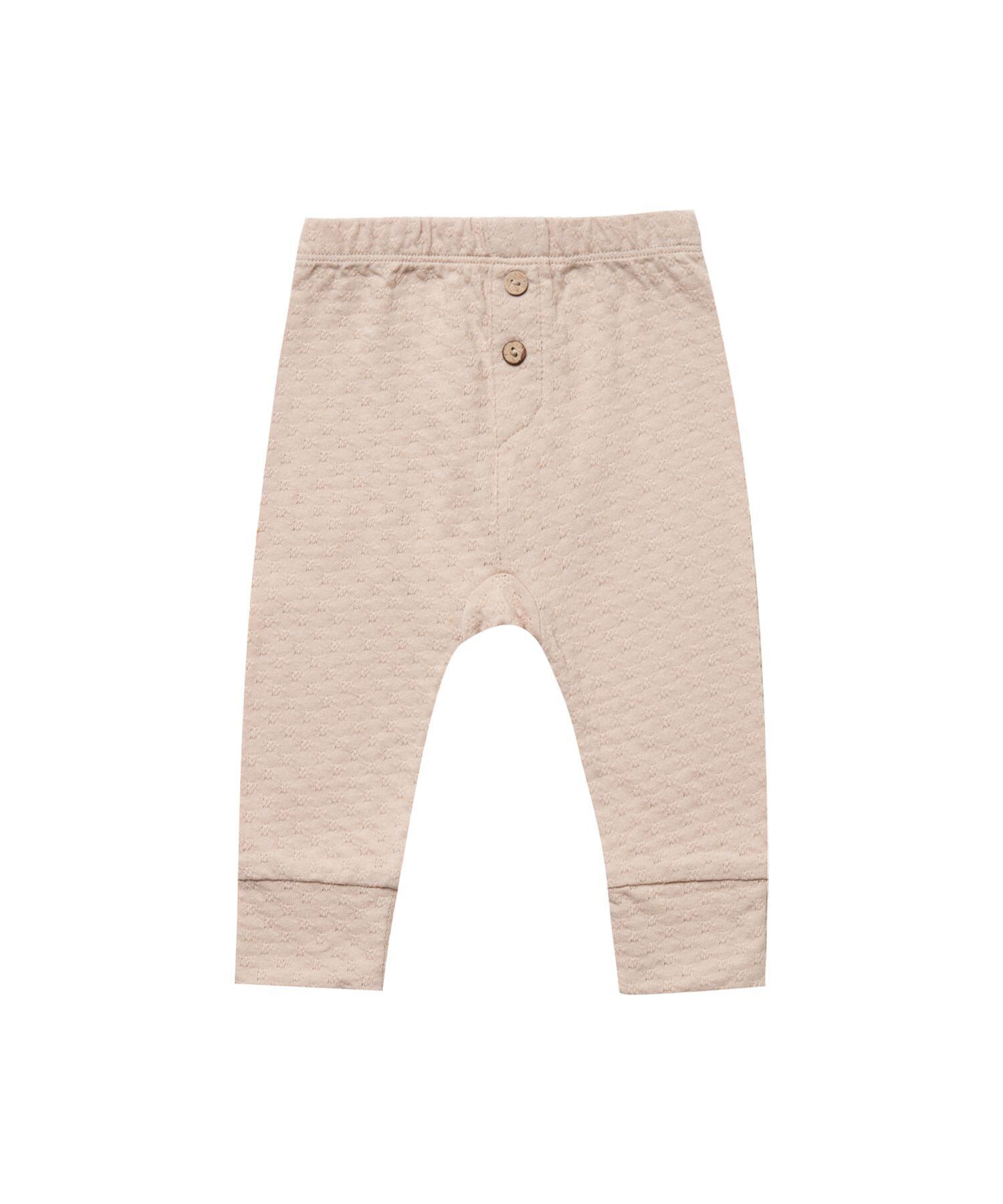 Quincy Mae(クインシーメイ)/ 21ss Pointelle Pajama Pant / Petal / 6-12m・12-18m