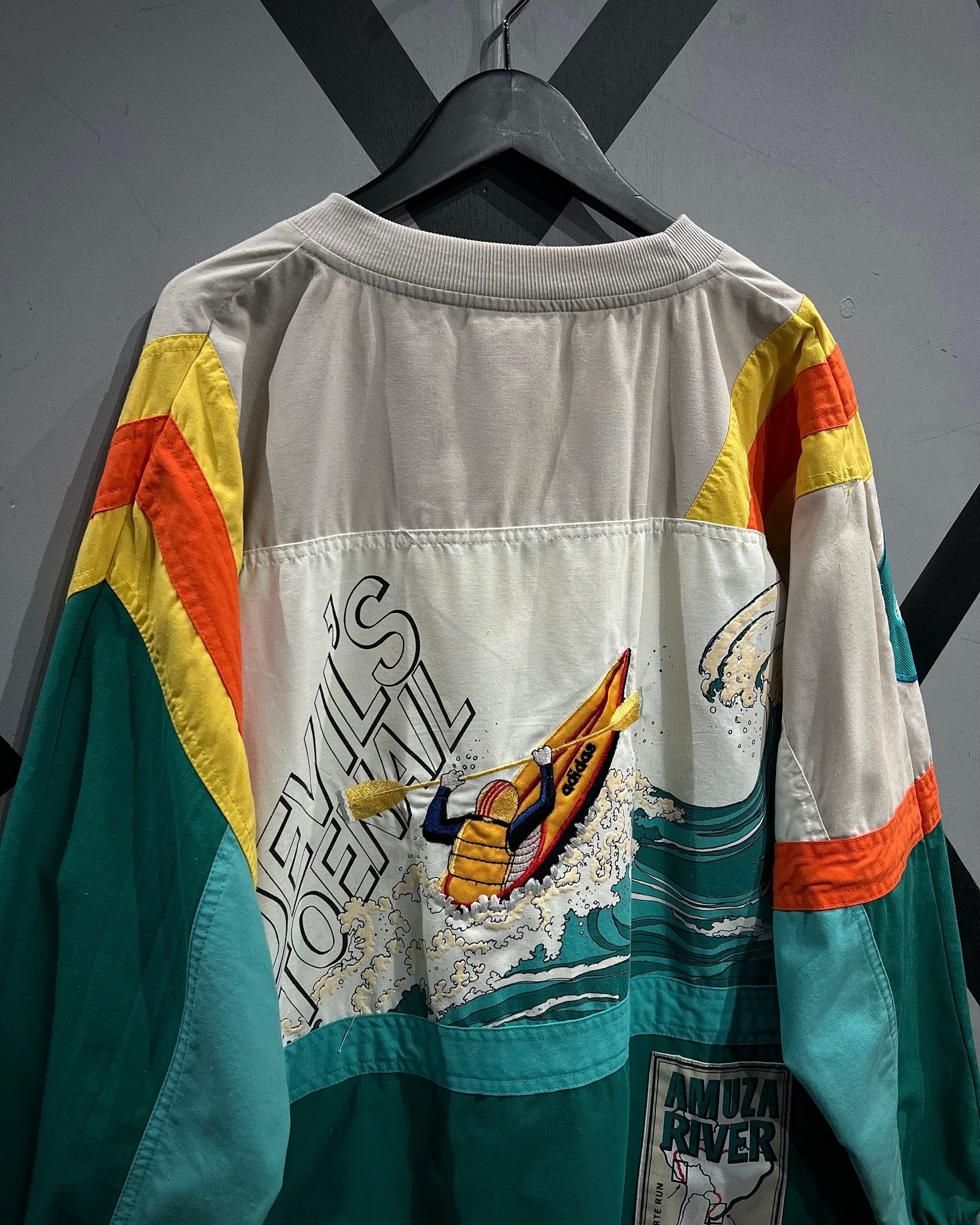 X VINTAGE】80's “adidas” Kayak Design Vintage Pullover | Caka(カカ