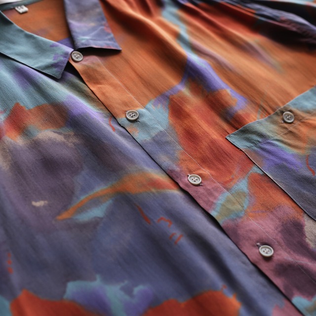 mysterious art graphic pattern h/s  shirt