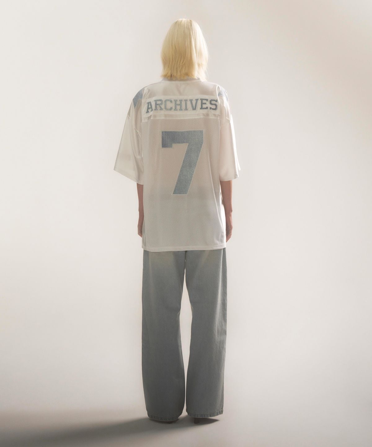 ☆IVE リズ 着用！！【2000ARCHIVES】2000フットボールTシャツ (デニム