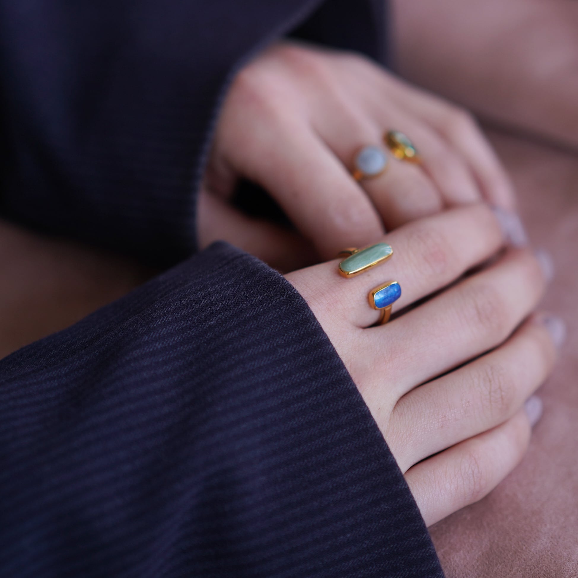 アジャスタブル・エナメル・リング | jojono