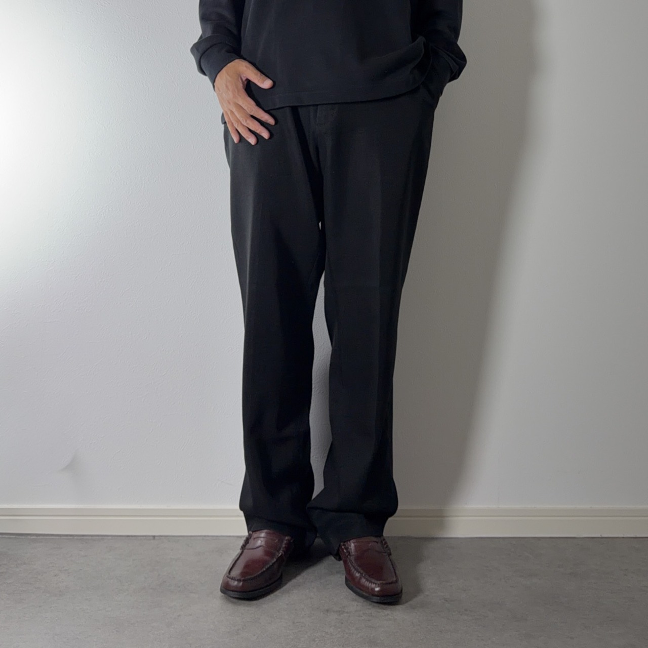 00s Levi's ACTION SLACKS BLACK [W34.5L30.5相当] 古着 - 14